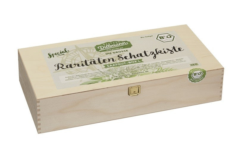 Raritäten-Schatzkiste L Bio (Holzbox)